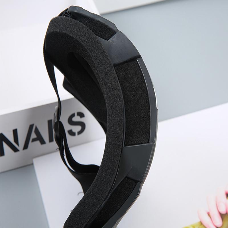 Fahrrad-Motorrad-Brille, Augenschutz, abnehmbare Gesichtsmaske, verstellbar