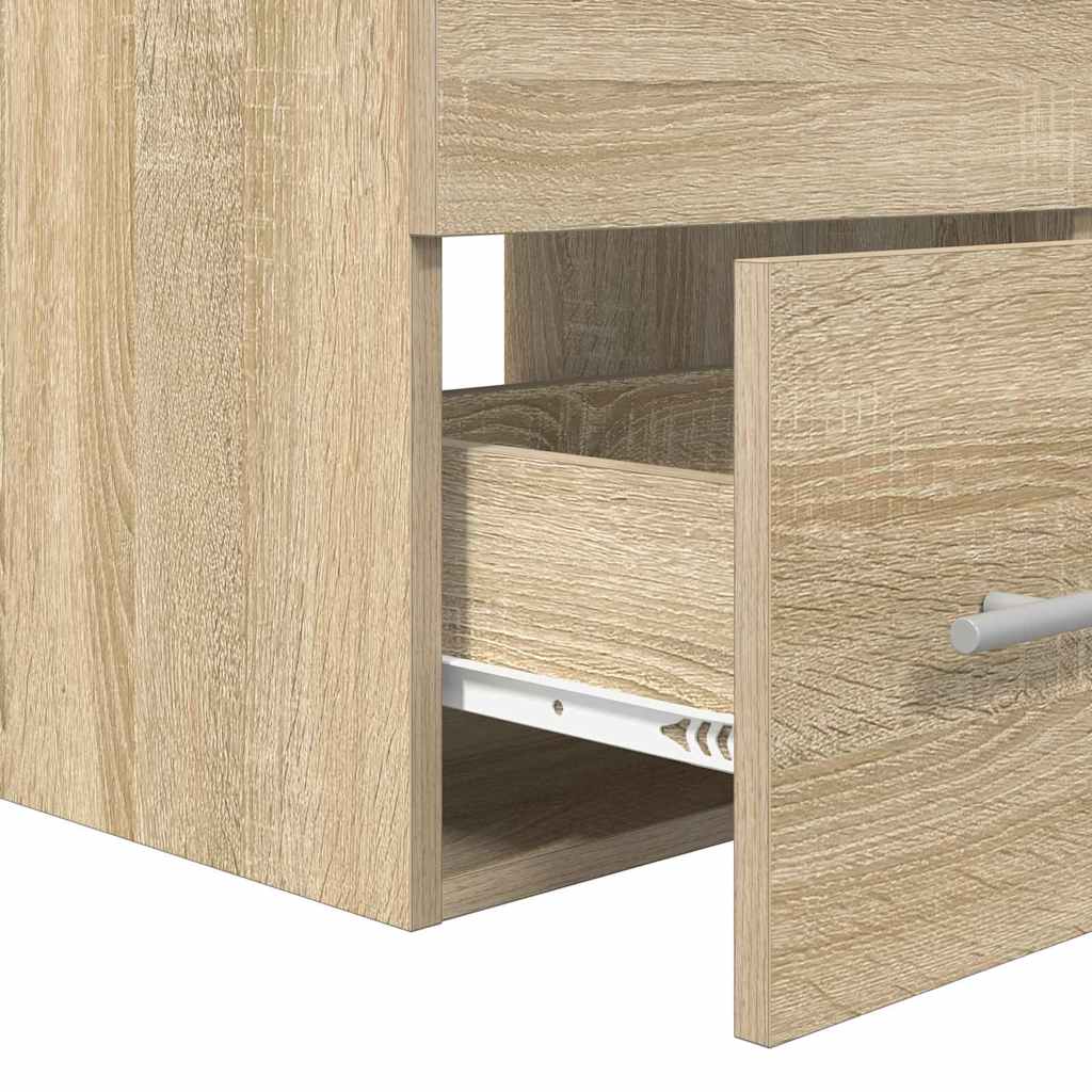 Bathroom Furniture Set with Drawers Brown 41 X 38.5 X 48 Cm