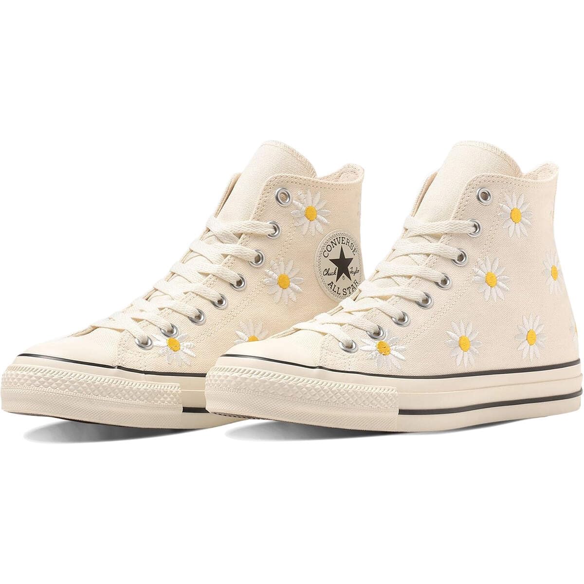 

Converse All Star Daisy Flower HI Size cm (R) Sneakers, Off-White, 24.0