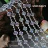 Earth Toned Acrylic Bead String: 8+4mm Beads for Wedding, Christmas Tree Decor & DIY Jewelry