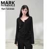 Mark Fairwhale Women's Henley Neck Long Sleeve T-Shirt