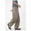 Pantaloni da Paracadutista Uomo Deostrutturati a Pieghe Sdoppiate Funzionali da Esterno Resistenti all'Acqua Casual Cargo Lunghi