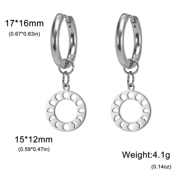 Boucles d'oreilles pendantes en forme de fleur mignonne pour femme, tendance, couleur or, acier inoxydable, nouveauté, boucles d'oreilles, fête, mariage, bijoux, cadeau