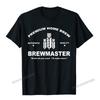 Brewmaster Premium Home Brew Beer Brewing TShirt Camisas Unisex Rife Unisexs T Shirt Normal Tops T Shirt Cotton Hip Hop