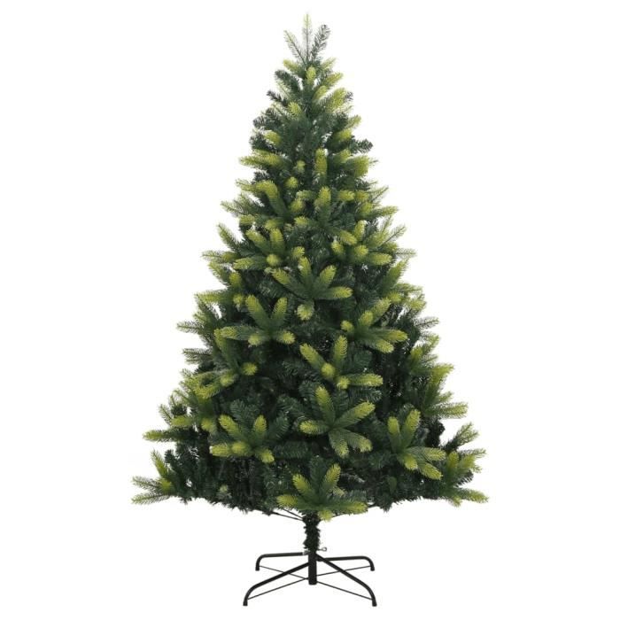 VidaXL Sapin de Noël artificiel à charnières avec support 180 cm 356762