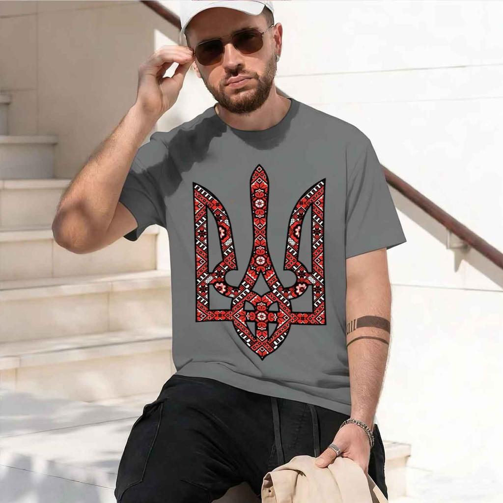 Emblem Coat Of Tryzub T Shirt Unisex Unisex Harajuku Short Sve Tshirt Ukrainian T Shirts Unisex Clothes 2026 New Model Shortsleeve Cr
