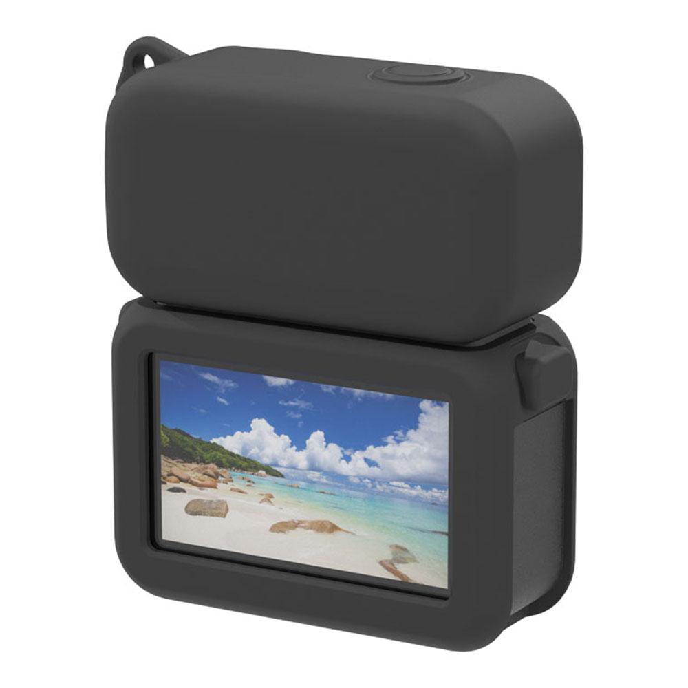 For DJI Osmo Nano Silicone Case Action Camera Protective Cover Dust-Proof with Lens Guard
