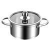 Lilang 14cm Single Stainless Steel Hot Pot with Lid