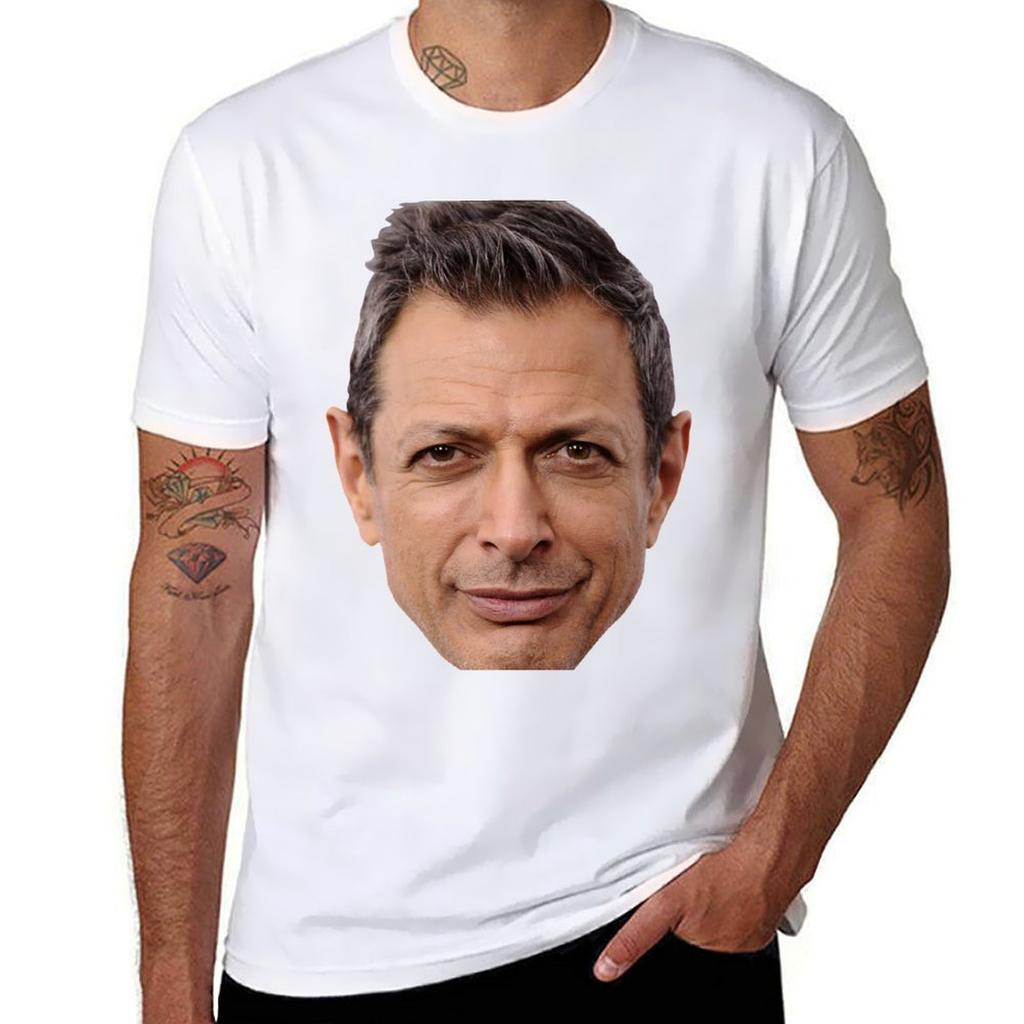 Yet Another Face By Goldblum Tshirt Simple Line Art Print Tee