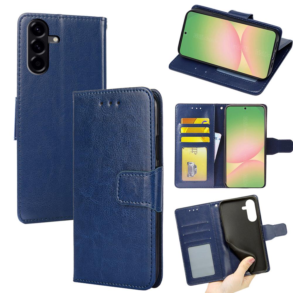 For Samsung Galaxy A56 5G Case Wallet PU Leather+TPU Folding Stand Phone Cover