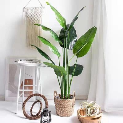Wedding Decor Greenery Large Living Room Faux Banana Tree Home Decoration Artificial Palm Fake Plant