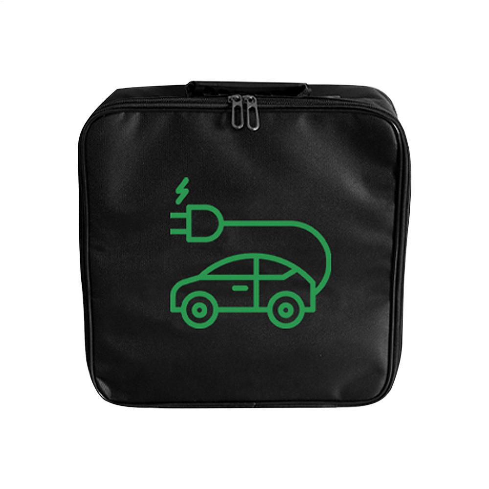 420D/820D Oxford Cloth EV Car Charging Cable Storage Carry Bag For Electric Vehicle Charging Cable Bag Shockproof Round/Square