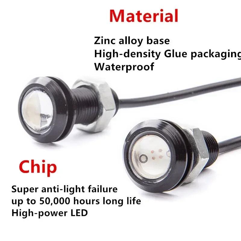 4/10/20 pack, each set of 18 mm, hawk-eye Led daytime running lights, Led 12V backup, reverse, parking, turn signal