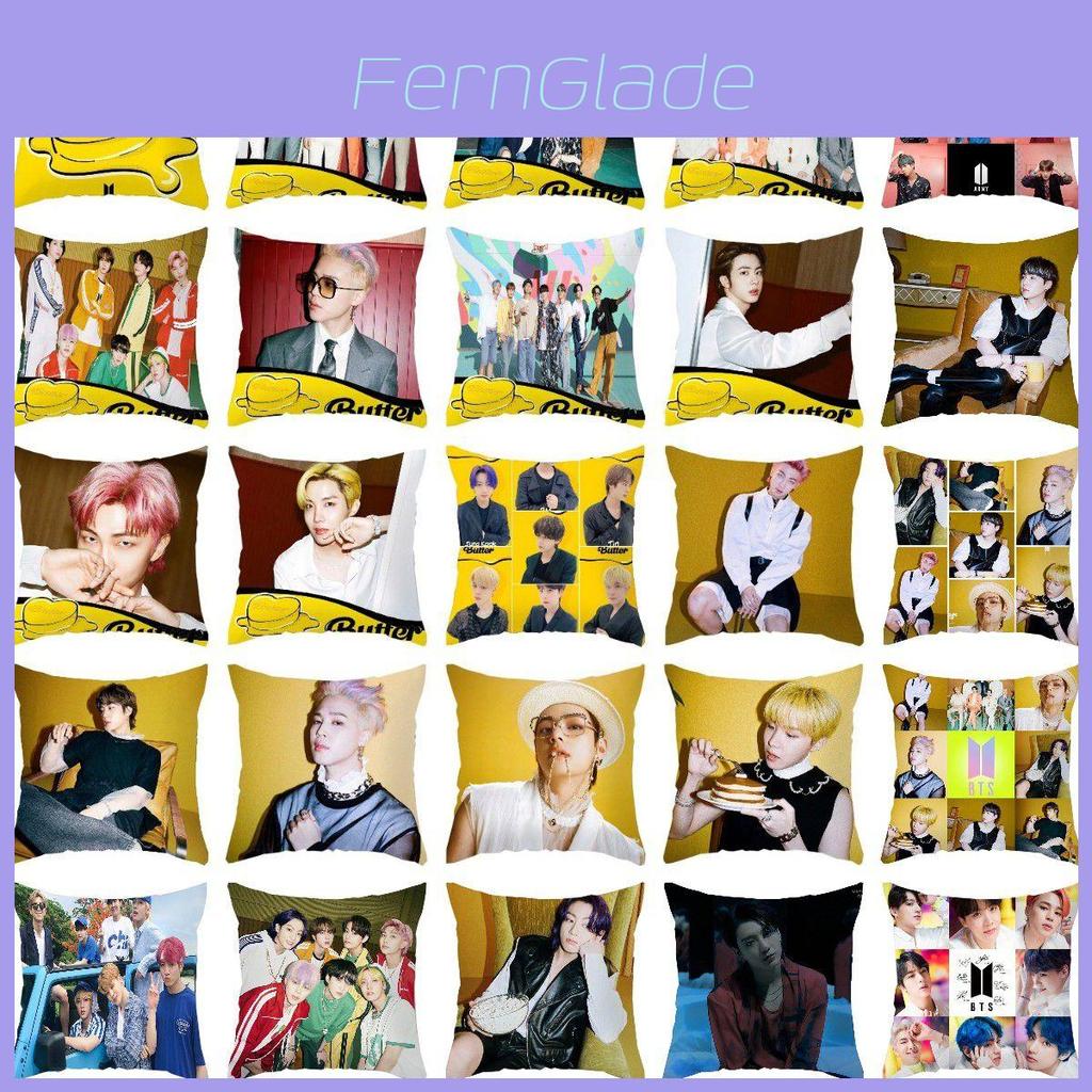 Cozy And Stylish Bts Bangtan Boys Cushion Cover For Home Decor And Comfort