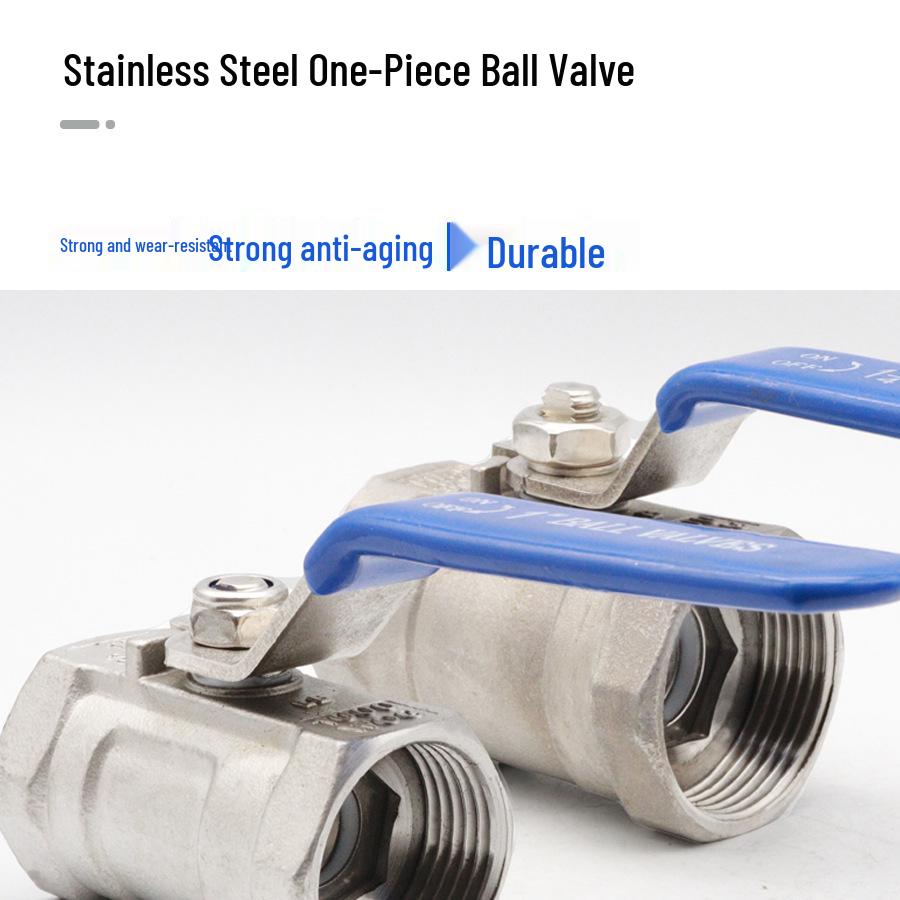 1-Inch 304 Stainless Steel Ball Valve Q11F-16P - Internal Thread Switch, 1P Type, 4 Points