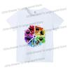Smilings Critters Tshirt for Kids Cartoon Figure Printed Short Sleeve Clothes Children Summer White Black Base Tee Casual Tops