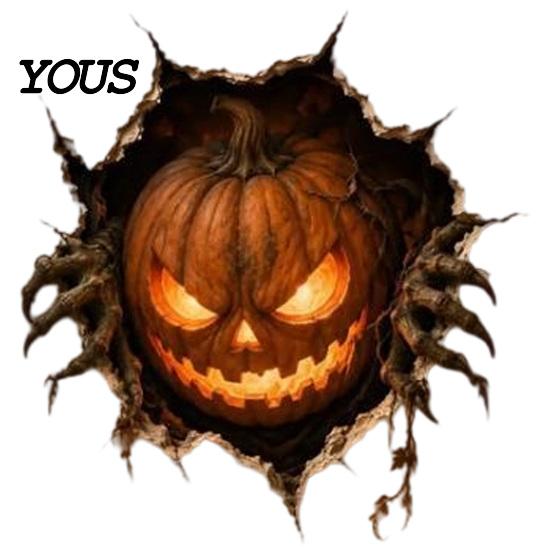 Seasonal Glass Door Stickers Halloween Break-in 3D Wall Decals, Spooky Breaking Through Walls Sticker, Illusion Reusable Props Effect Ghost