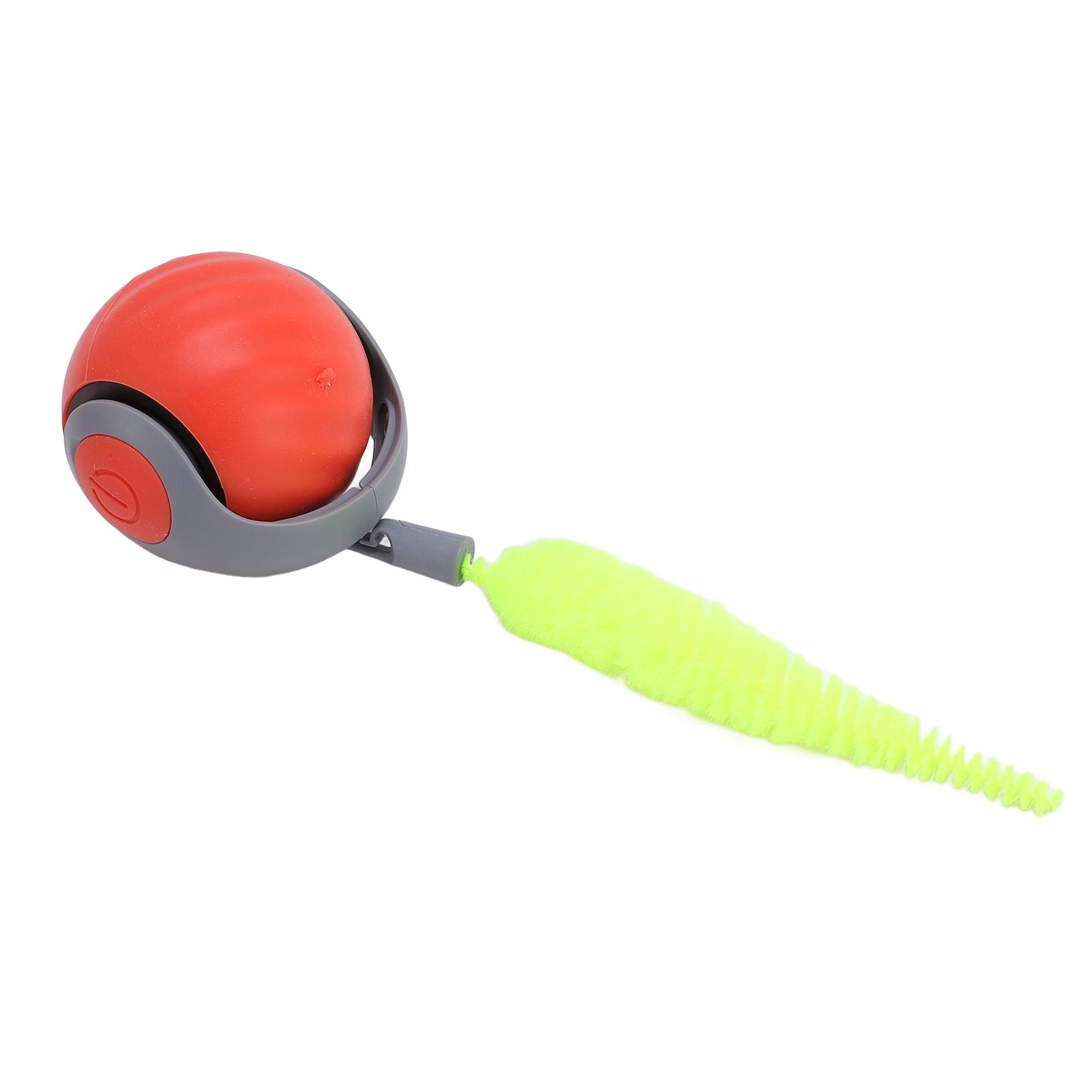 Smart Interactive Cat   Toy with Sound Teeth Grinding Prevent Boredom Bite Resistant Automatic Self Rolling Cat Toy