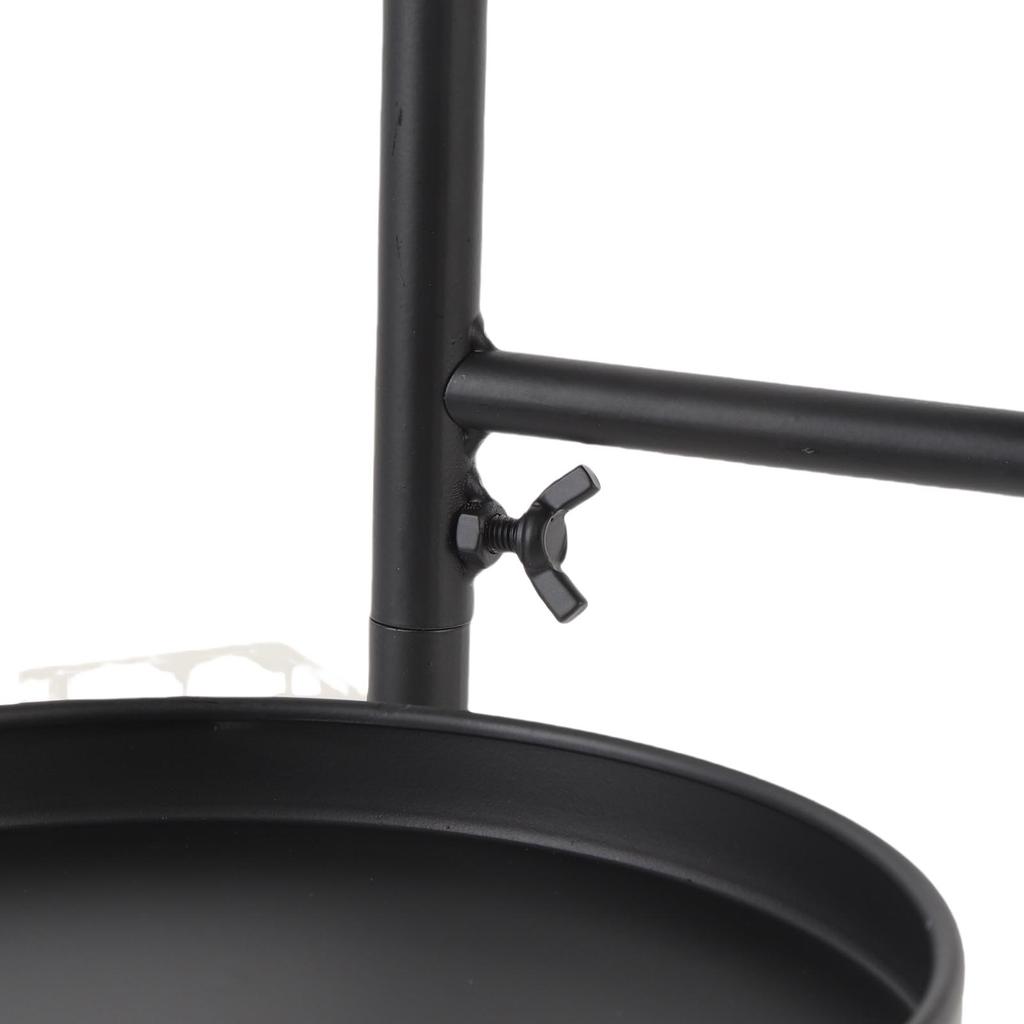 Window Rotating Plant Stand Shelf Indoor Black Floating Shelves 3 Tier Wall Mount Plant Holders for Living Room Home Decor