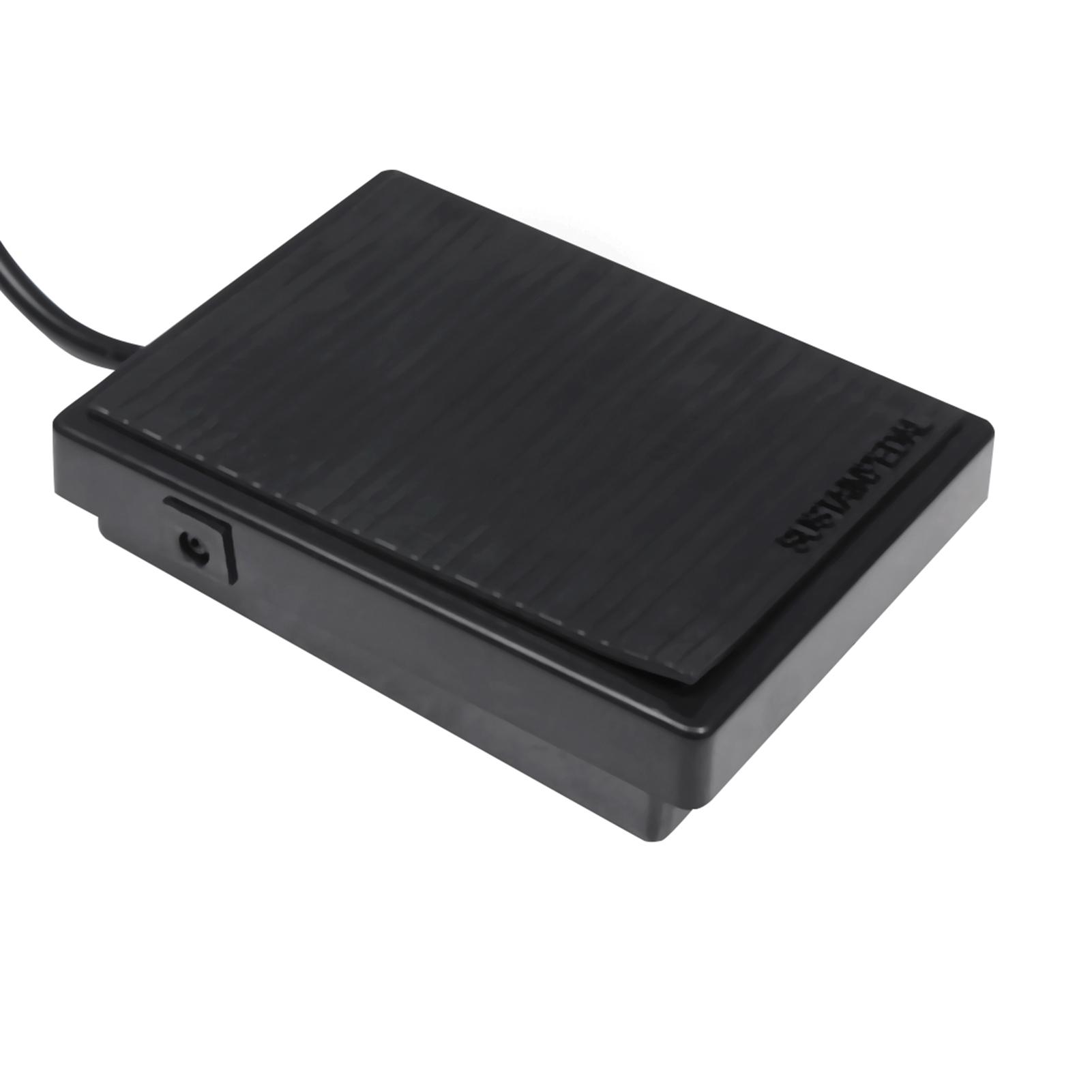 

Универсальная педаль сустейна для клавишных инструментов, педаль демпфера для ног с разъемом 6,35 мм для электронного органа, MIDI-клавиатур, цифровых пианино чёрный