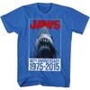 Jaws Forty Royal Adult T-Shirt