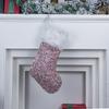 Christmas stocking festival decorations sequins 26-letter tree hangers gift bags socks hotel party supplies