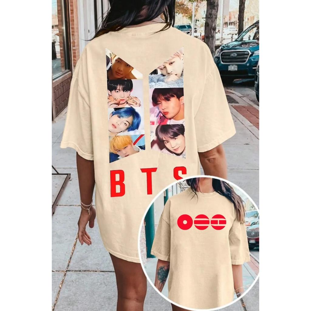 BTS 2026 Come Back Tee Shirt Oversized Men Women T-shirt Streetwear Y2k Short Sleeve High Streetwear Harajuku Comfortable Female Male Clothing