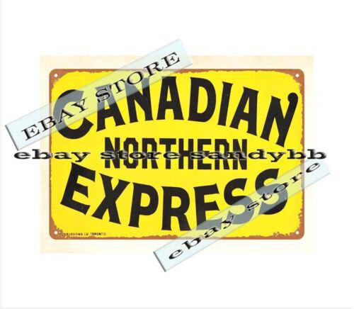 CANADIAN NORTHERN metal tin sign luxury garage designsAluminum 20x30cm（7.8x11.8inch）