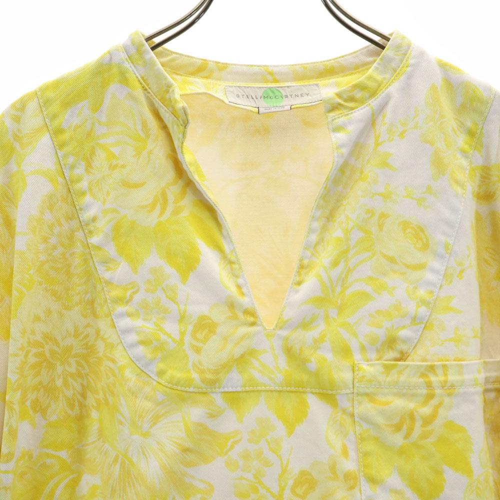 Stella Mccartney Made In Italy Floral Short Sleeve Skipper One Piece 36 Women Used