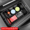 for Hyundai Palisade 2026 Center Console Armrest Double-layer Storage Box Tray Organizer Car Interior Accessories Tidying
