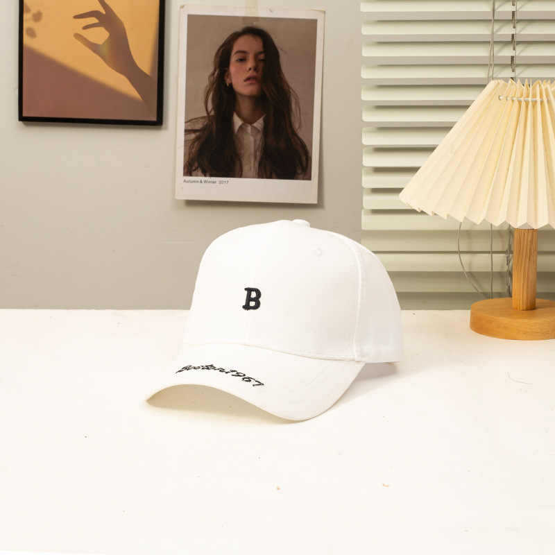B standard hard top head circumference adjustable baseball hat men's summer face small new women's cap