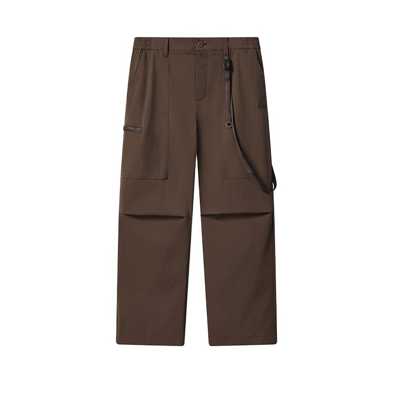 FILA Original Retro Stylish Versatile Comfortable Woven Casual Pants Men bottoms F11M539806FBN