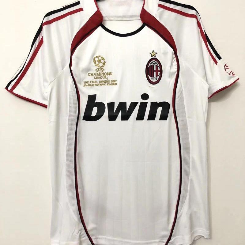 06-07AC Milan home retro jersey Kaka No. 22 short-sleeved adult football jersey