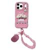Lambswool Plush Bear and Rabbit Head Case for iPhone 17/16 Pro Max/15/14