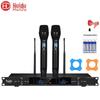HuiDu U8801/8802 Pro Dual Wireless Microphone with Adjustable Frequency for Conferences