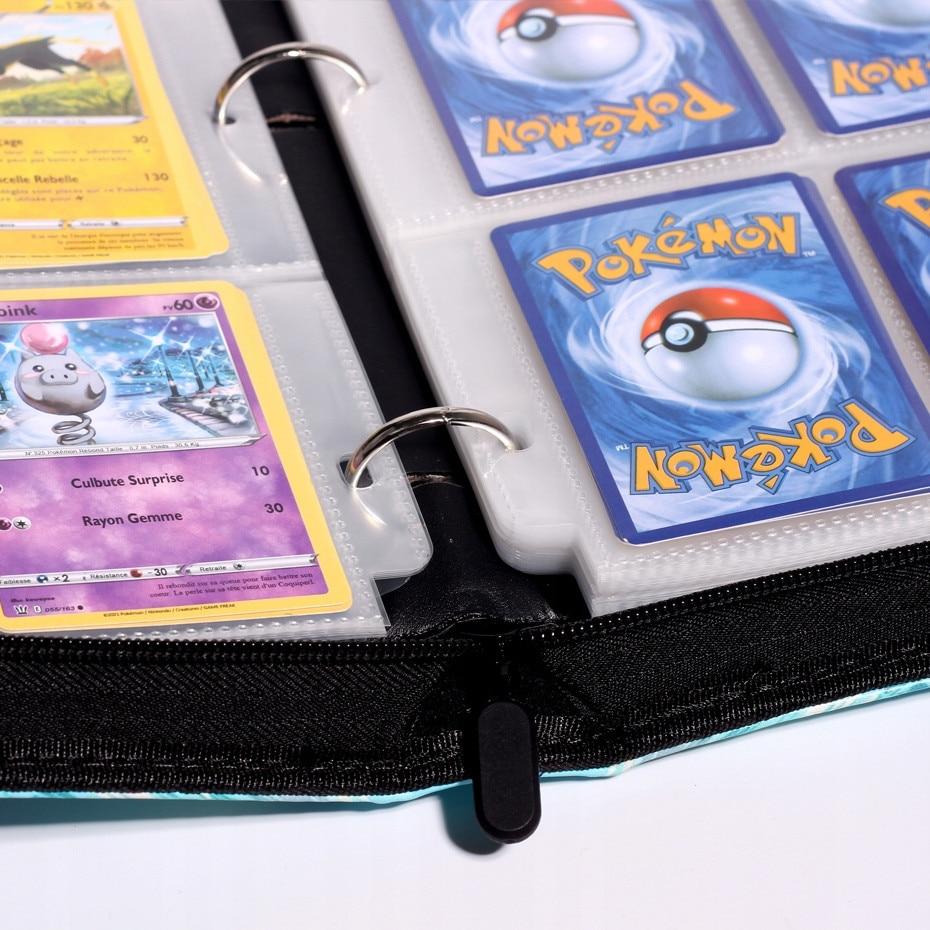  Card Album, 400 Pockets, Multicolor Organizer Binder, with Zipper Protector Case