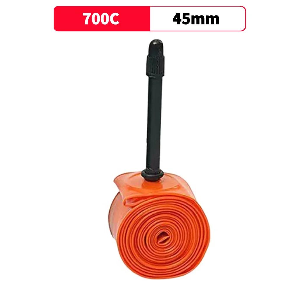 700C X 35-50C/23-32C Ultralight Bike Inner Tube 45mm/65mm/85mm Presta Valve TPU Inner Tubes Super Light Tube Bicycle Accessories