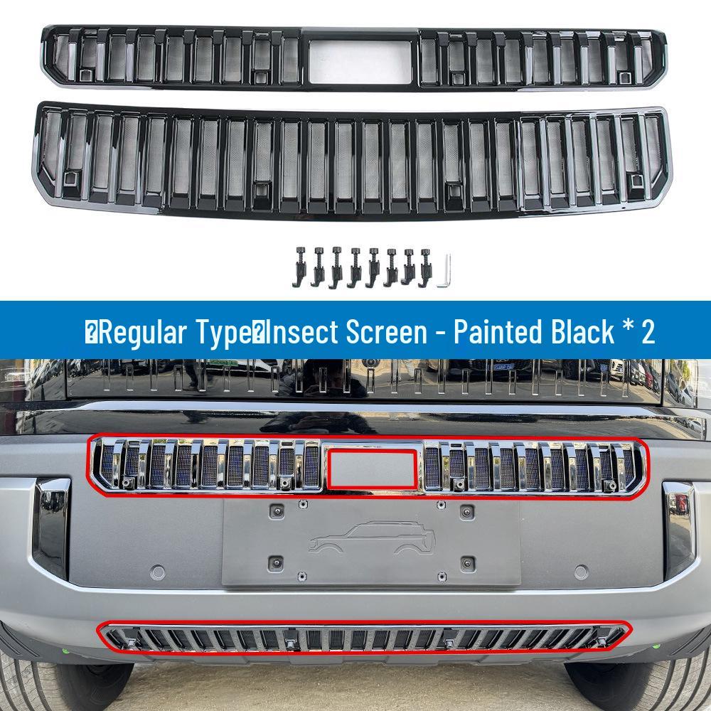 

Ford Bronco Insect Net Grille, Radiator Protection for 26 Models - Easy Buckle Installation, No Modification Needed