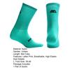 1 Pair Anti-Slip Silicone Wear Resistant Thin Sport Socks Letter Print Mid-Tube Unisex