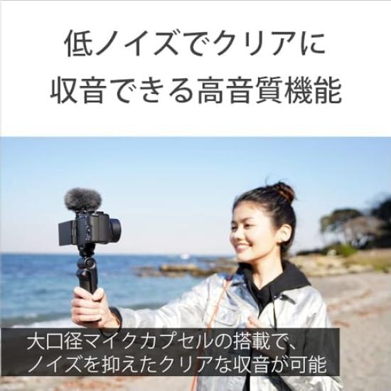 Sony Shotgun Microphone for Forward with Windscreen ECM-G1 Cameras, Directional,