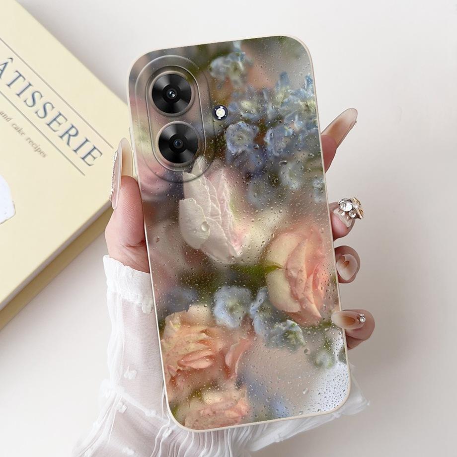 Miękkie Silikonowe Etui Na Telefon Dla Realme Note 60 60x / Realme C61 Indie Narzo N61 Etui Kreskówkowe Zwierzęta Kwiaty Modne Drukowane Pokrowiec