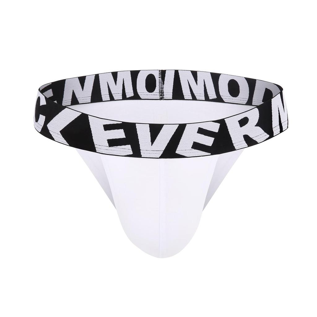 Herren Modal High-Cut Slips mit Ausbuchtung und Buchstabenbund