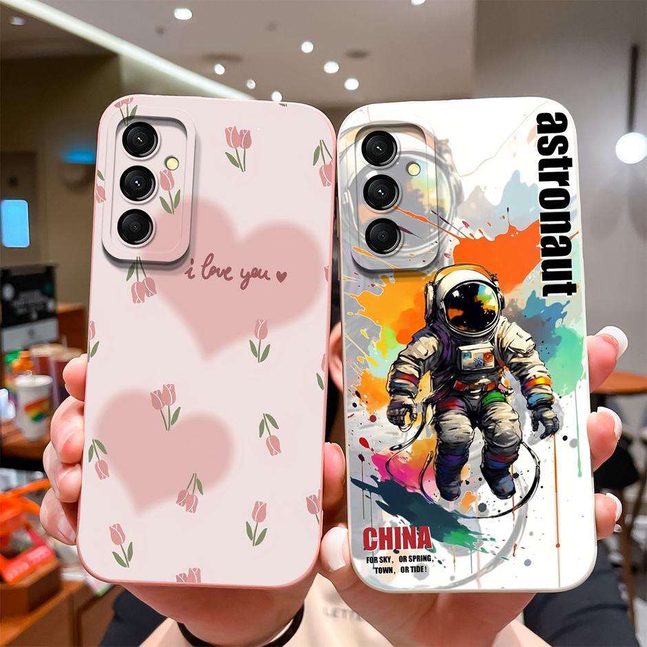 Case For Samsung Galaxy M23 M33 M35 M53 5G Fashion Black Coconut Tree Silicone Soft Cover SamsungM23 M 33 M35 M53 5G Funda Shell