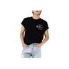 Calvin Klein Letter Logo Print Short Sleeve T-Shirt Men Tops Black J320181