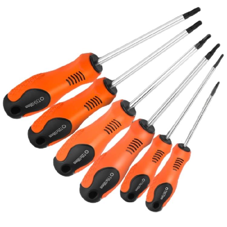 

6pcs Magnetic Torx Screwdriver Reliable and Efficient Tool 56HRC Hardness 1