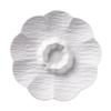 White ceramic dumpling plate with vinegar  special grid plate for household dumpling  shrimp plate, breakfast dish  French fry
