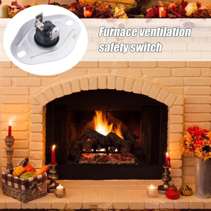 250F Manual Reset Furnace Temperature Limit Switches P323664 Furnace Vent Safety Switches For Overheat Prevention Enduring