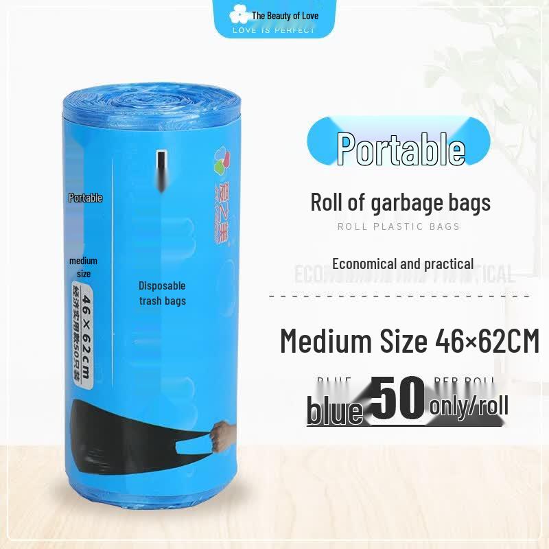 

Disposable Household Garbage Bags with Handles