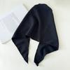 Pure Color Headscarf Large Triangular Scarf for Women Adjustable Strap Turban Headband Soft