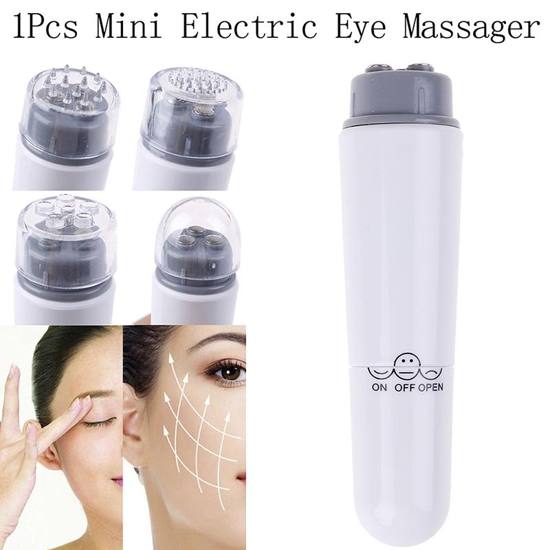 1X Mini Electric Eye Massager Facial Vibration Thin Device Face Lift Massage Pen